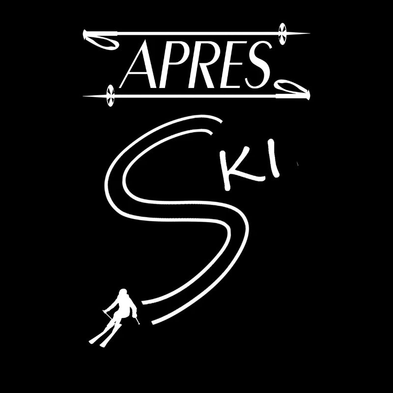 apres ski tshirt design