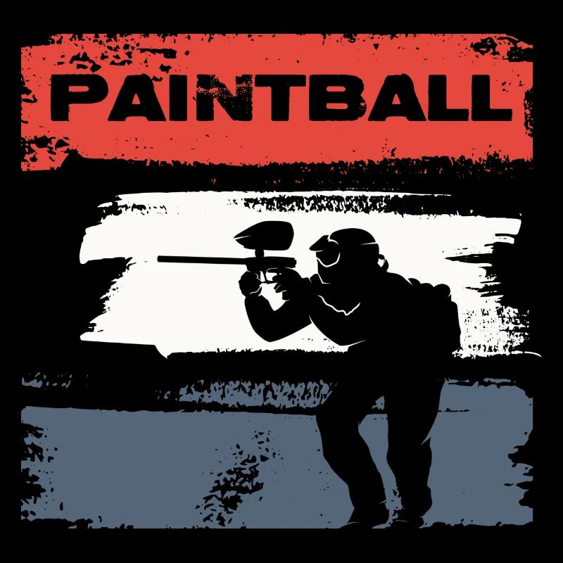 Paintball Gotha Paintball Player "Retro-Paint"