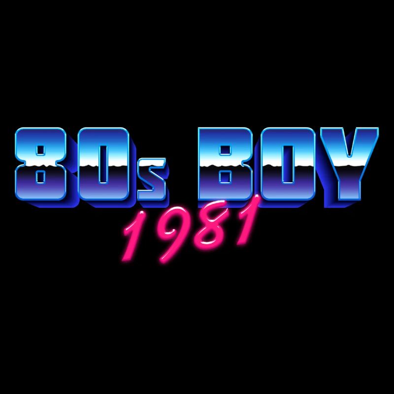 80's Boy 1981, Geburtsshirt