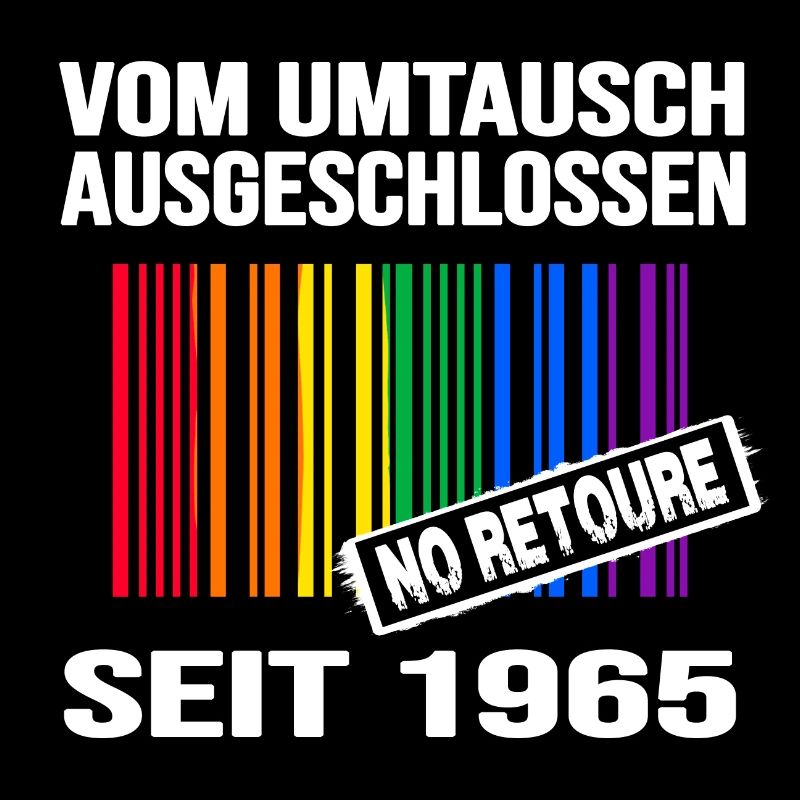 1965 geburtstag lgbt regenbogen pride birthday