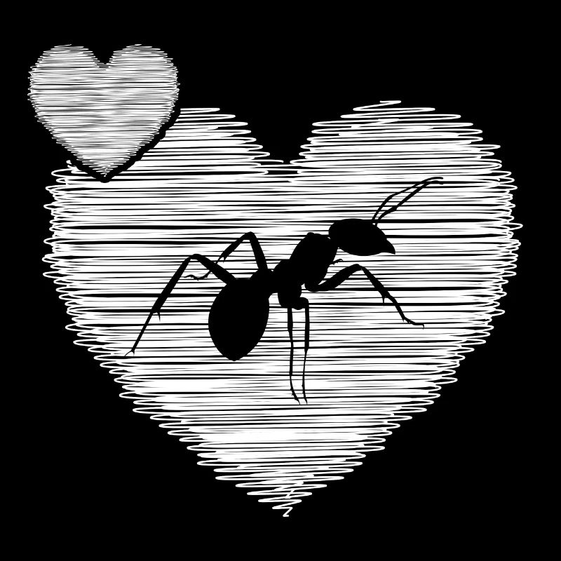 Ant État Feu Fourmi Fourmi Amie