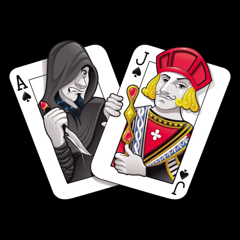 Poker Black Jack Tee Shirt