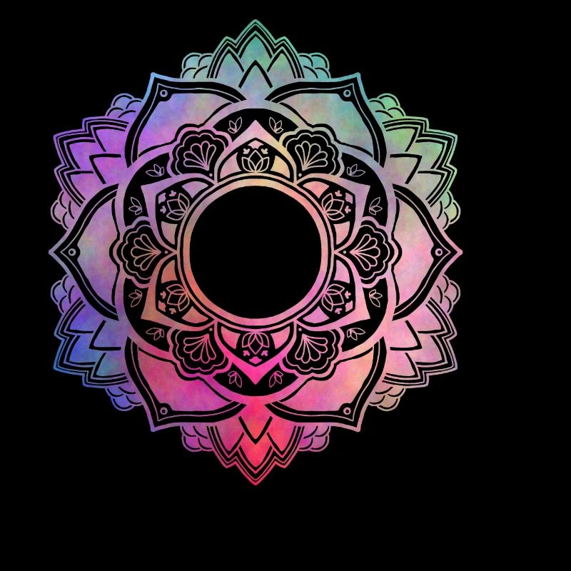 Mandala No. 4 Rainbow