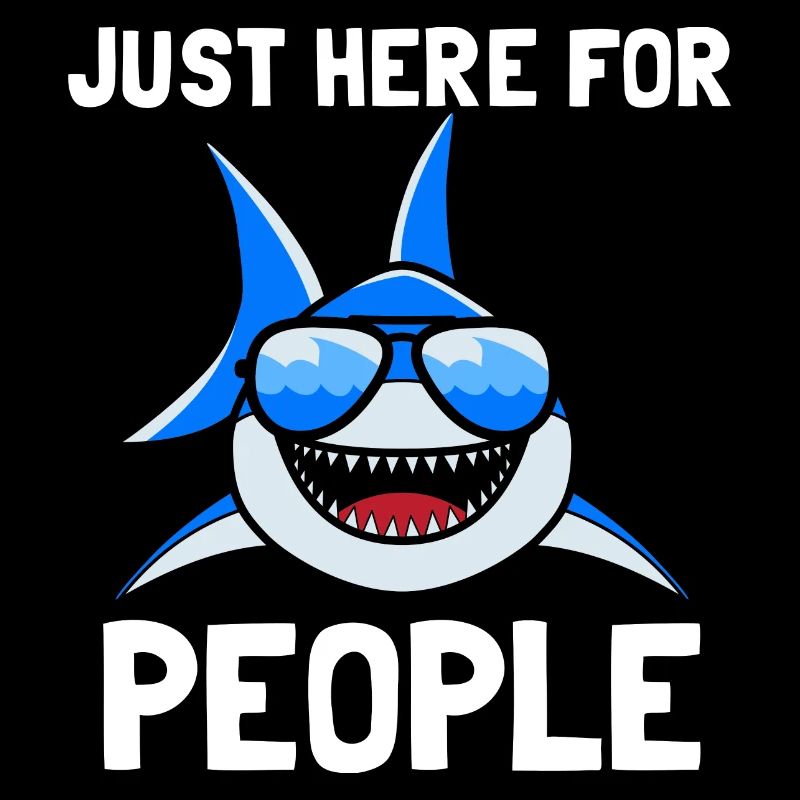 funny shark design
