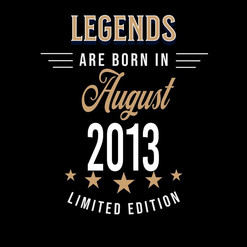 Legends werden im August 2013 geboren