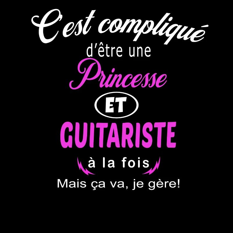 c'est compliqué princesse et guitariste