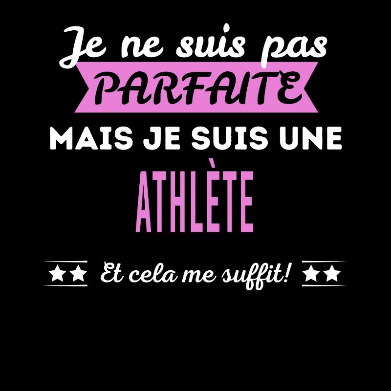 Je ne suis pas parfaite athlète