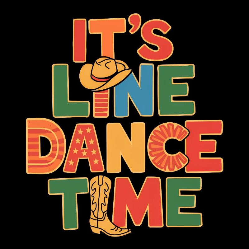 Line Dance Time Line Dancing Zeit zum Tanzen