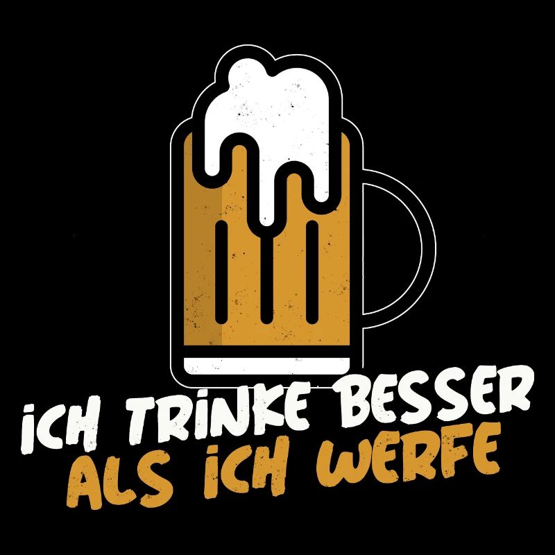 Ich trinke besser als ich werfe Darts Shirt