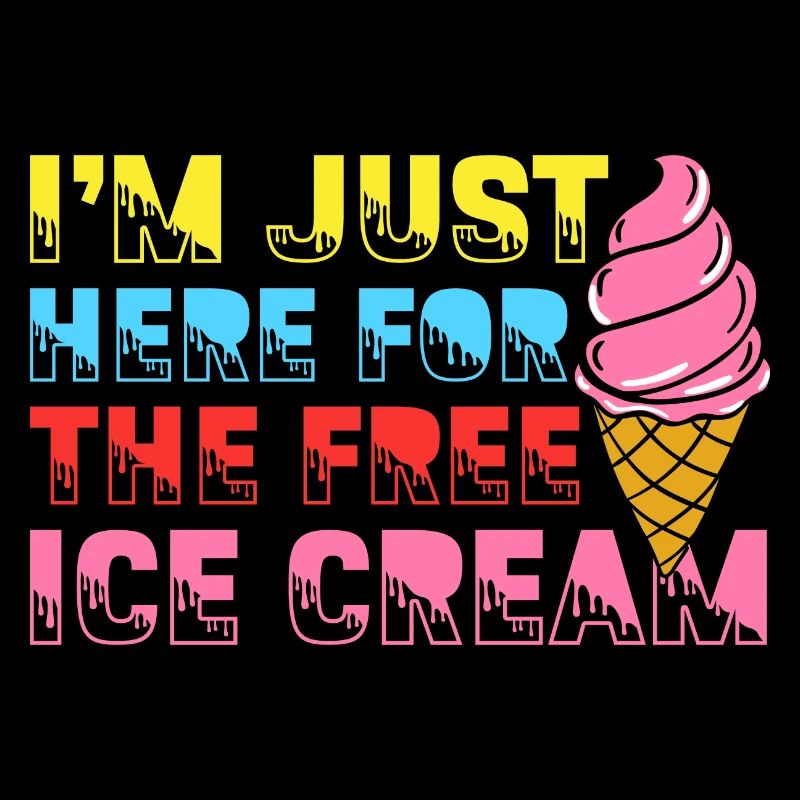 Je suis juste ici pour le glacé glacé gratuit