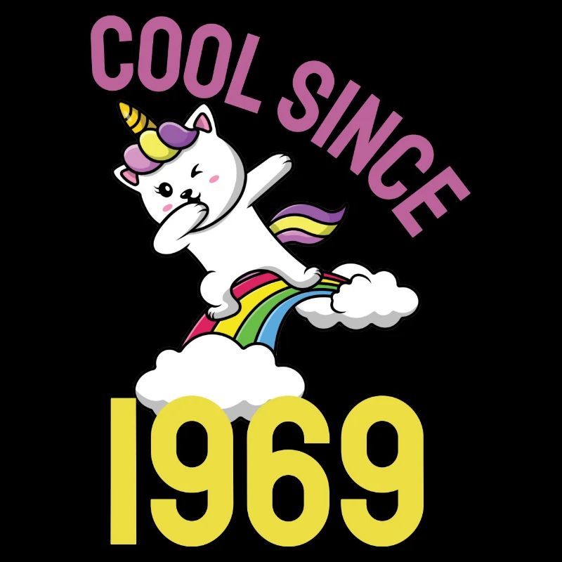 Cool since 1969 Dabbing cat 53rd birthday