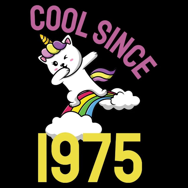 Cool seit 1975 Dabbing Katze 47. Geburtstag