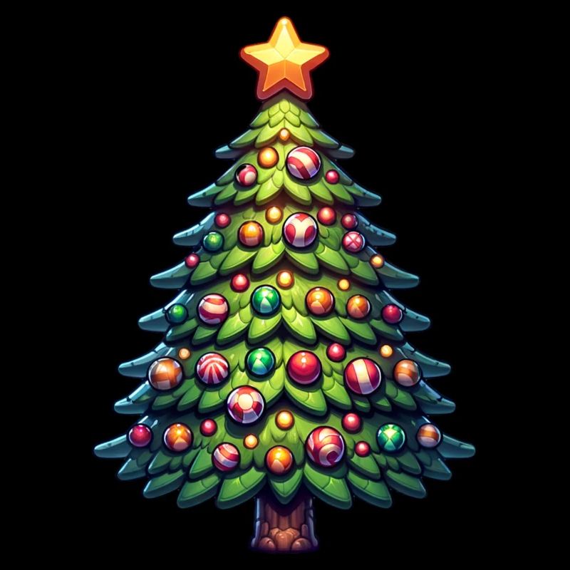 arbre de Noël décoré arbre de Noël Noël