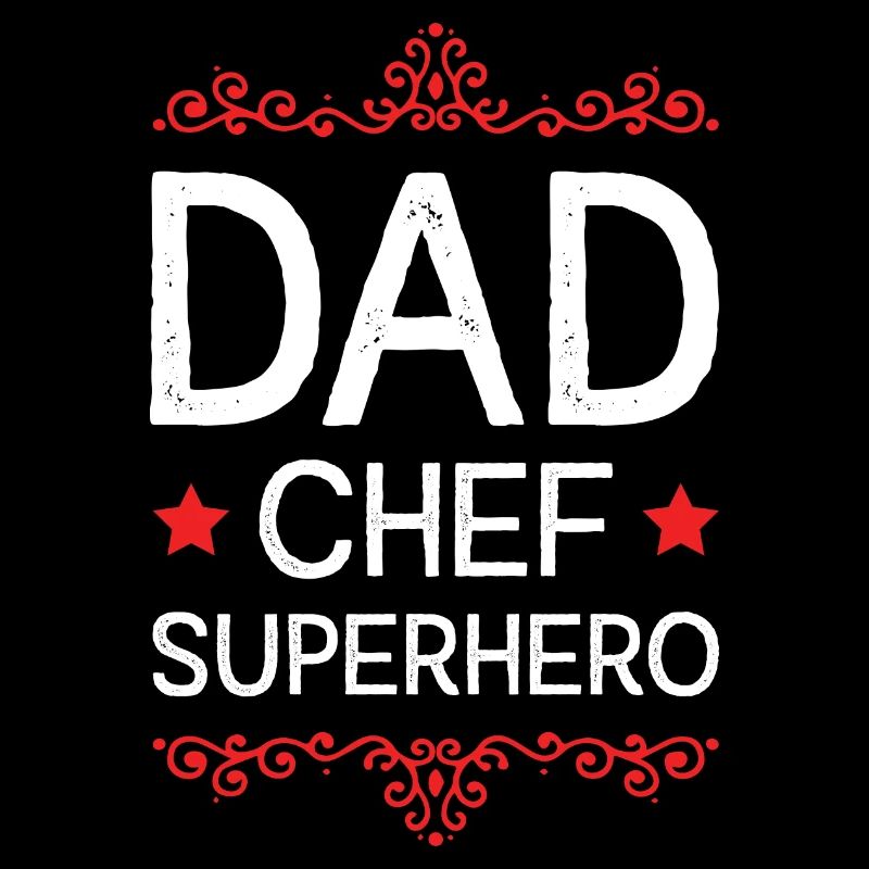 Dad Chef Superheld Papa