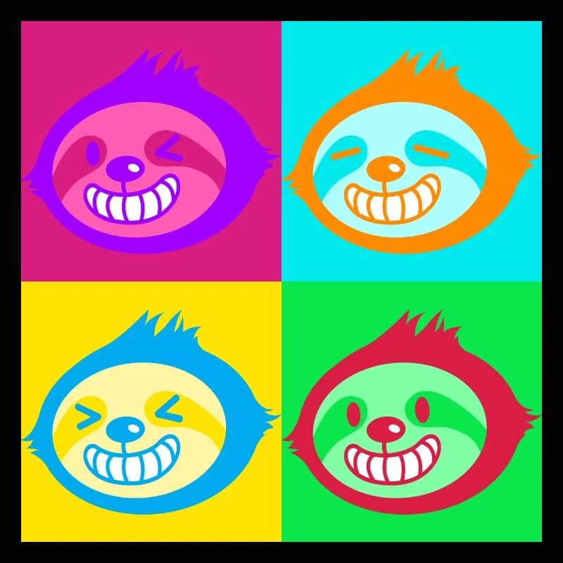 Faules Pop-Art-Porträt