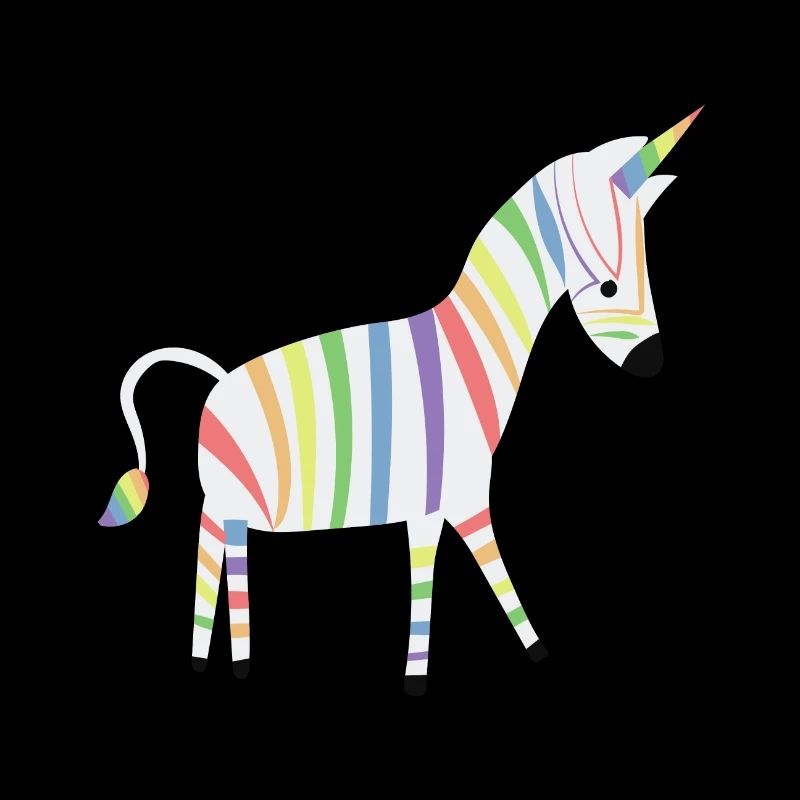 Zebrahorn Einhorn