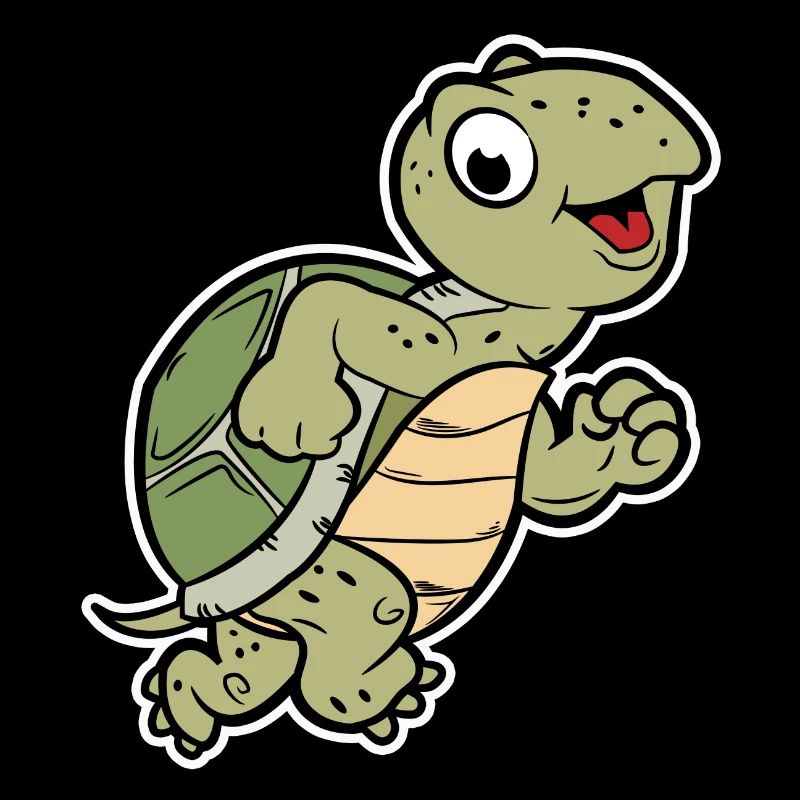 jolie tortue de jogging