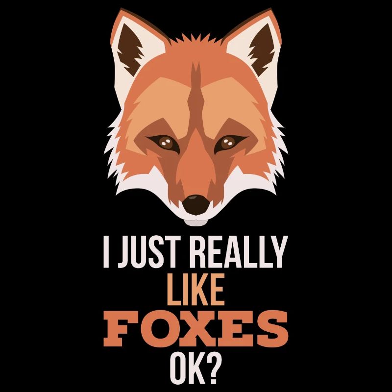 J’aime beaucoup les renards Ok Red Fox Saying