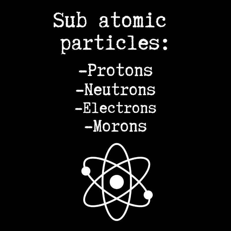 Sammlung von Subatomteilchen