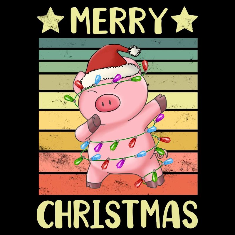 Frohe Weihnachten Schwein