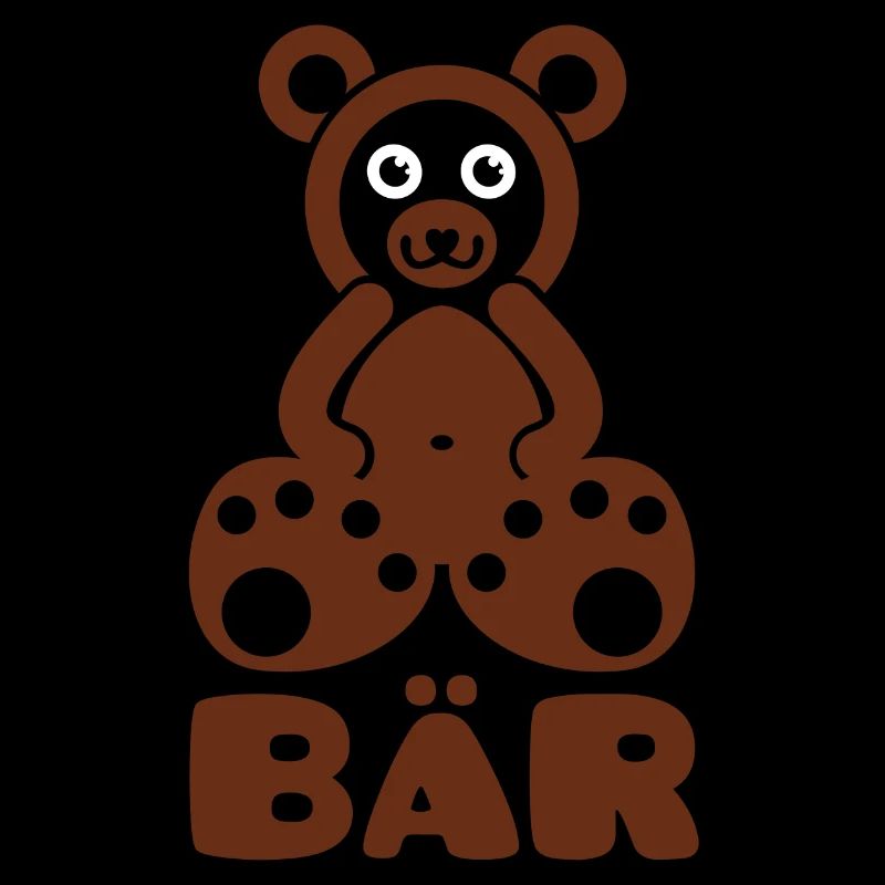Un ours avec du texte