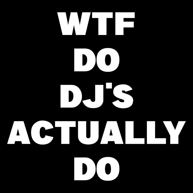 Wtf do djs actually do meme