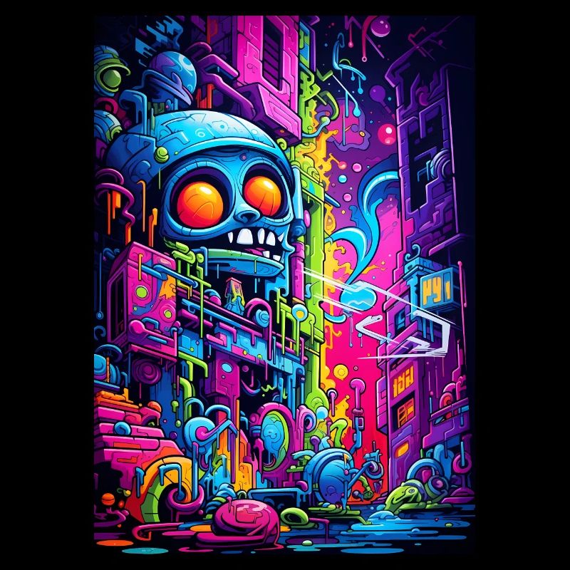 Graffiti Schädel