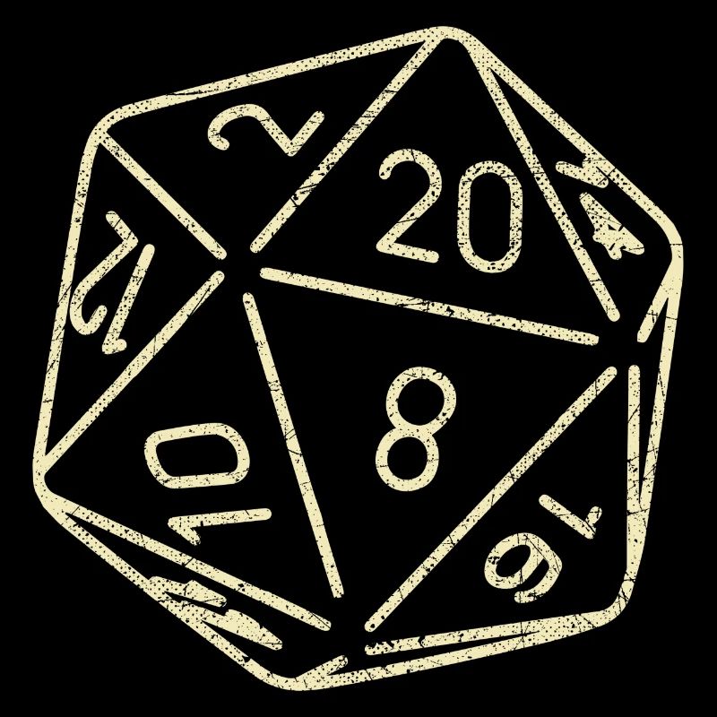 Jeu de société de dés 20 Sides Dungeons RPG Dragon