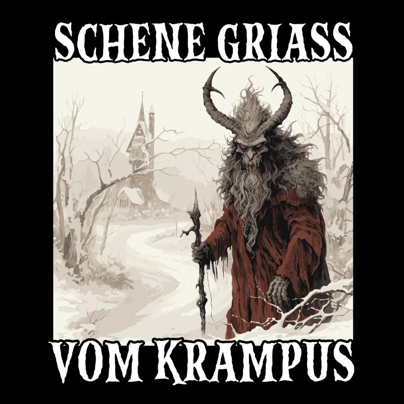 Krampus T Dämonischer Weihnachtsmann Kramperl
