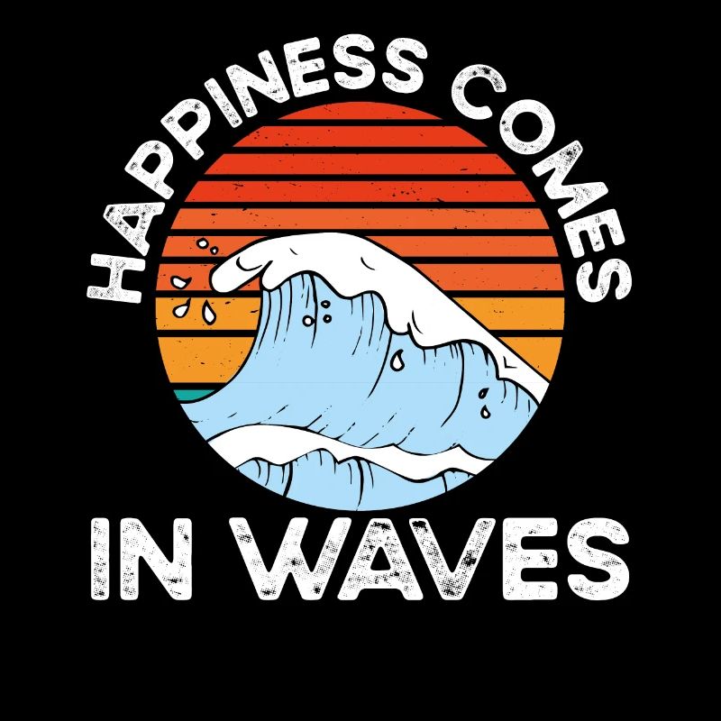 Happiness comes in waves