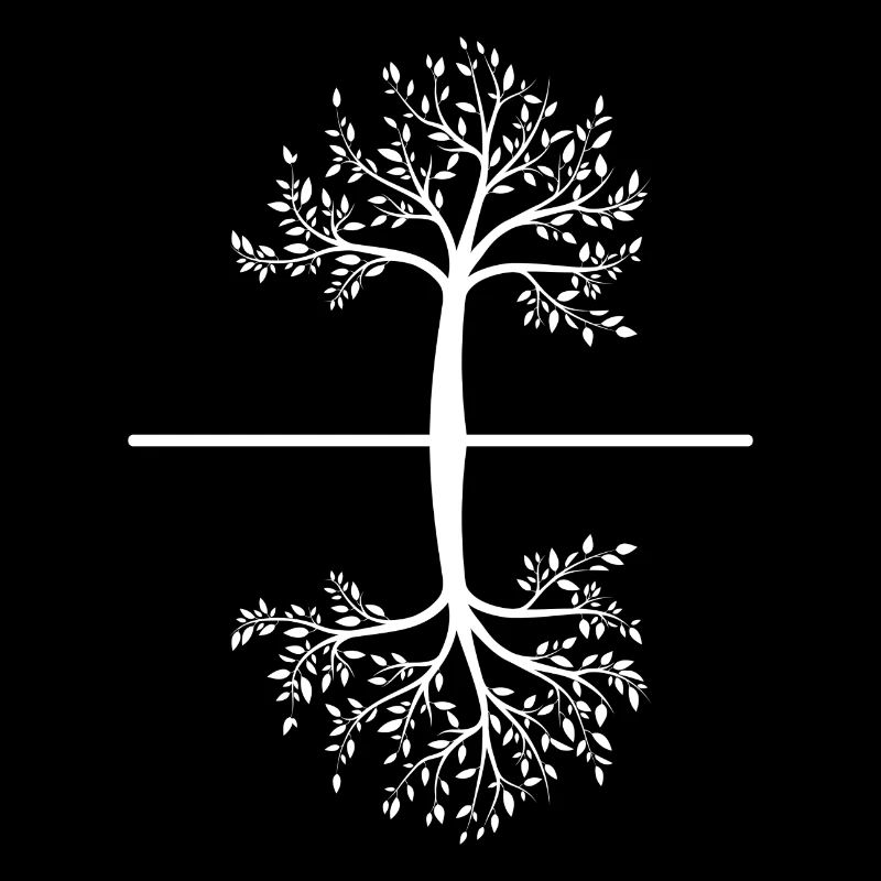 Mutter Erde Baum Reflektion Natur Geschenk