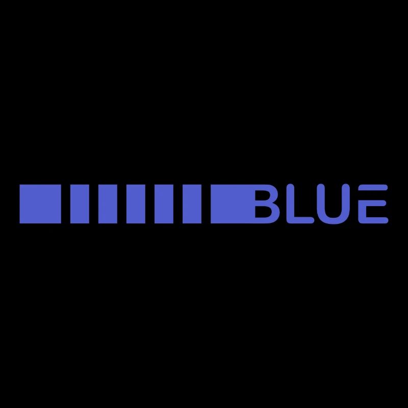 Blue Line stripes cadeau d'icône