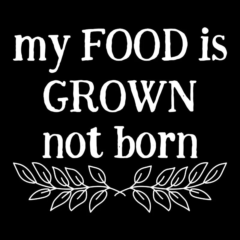 Vegan Fleischfrei Spruch Geschenk