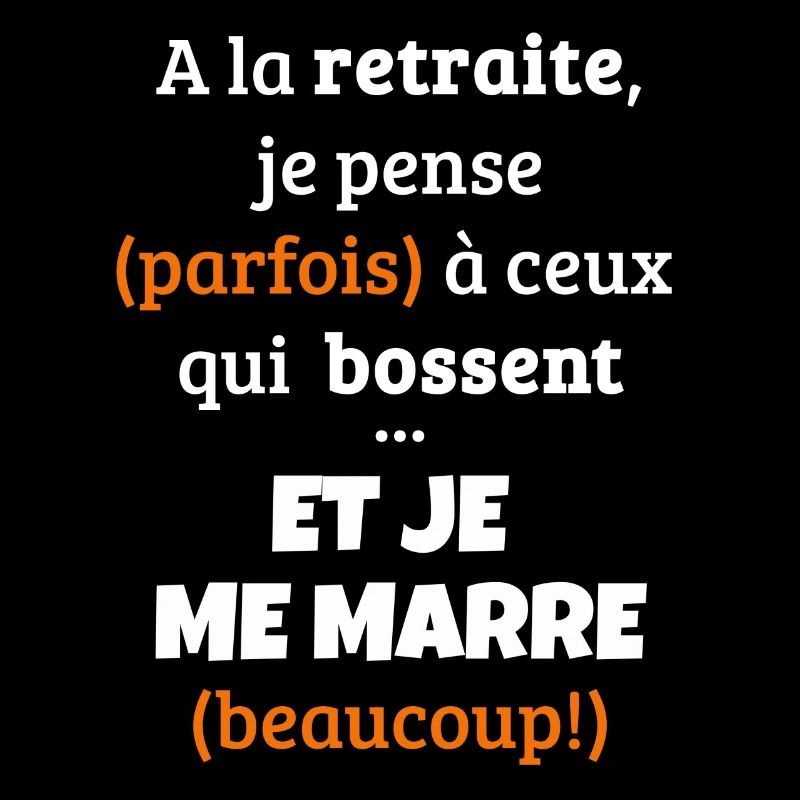 A la retraite - retraité - retraitée
