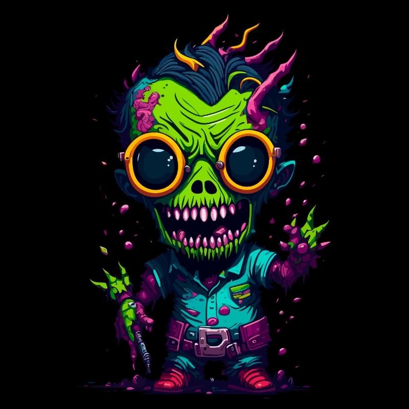 Bunter cooler Zombie
