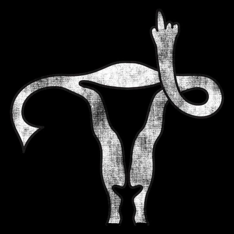 Gebärmutter-Mittelfinger