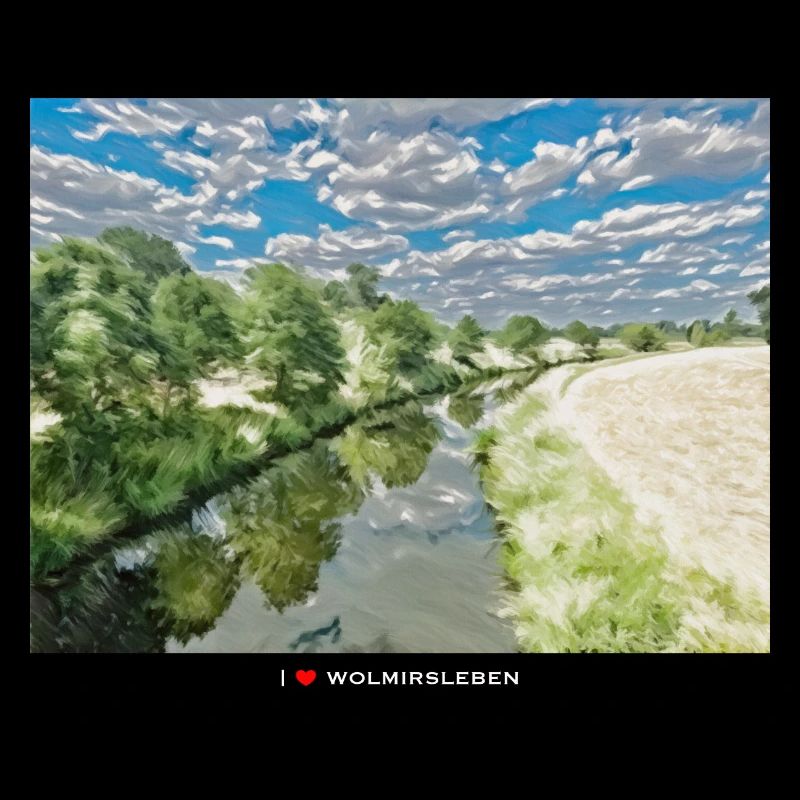 Bodeblick dunkler Stoff