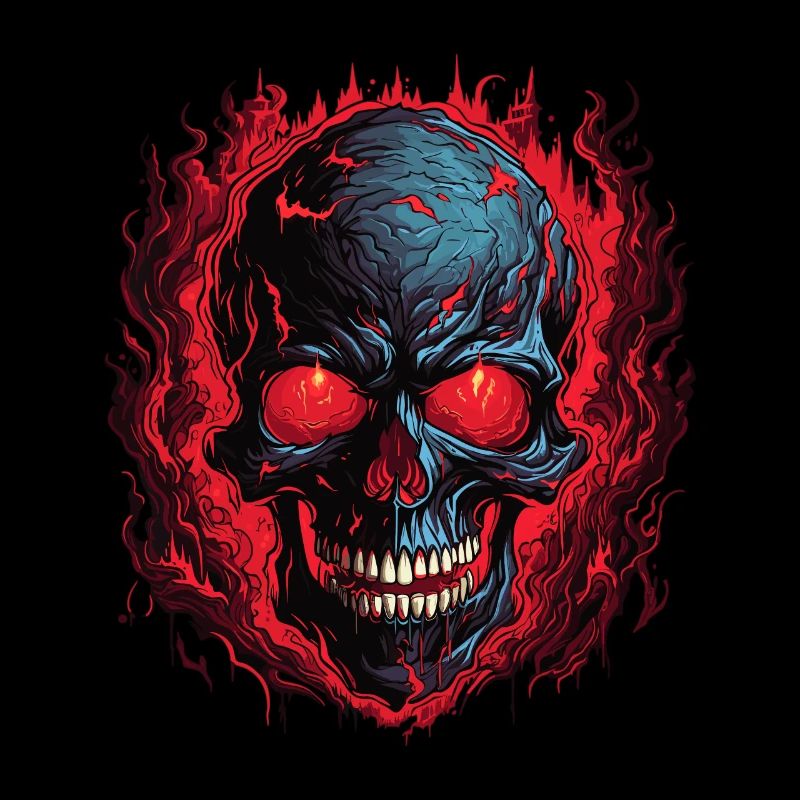 Flaming Skull Inferno