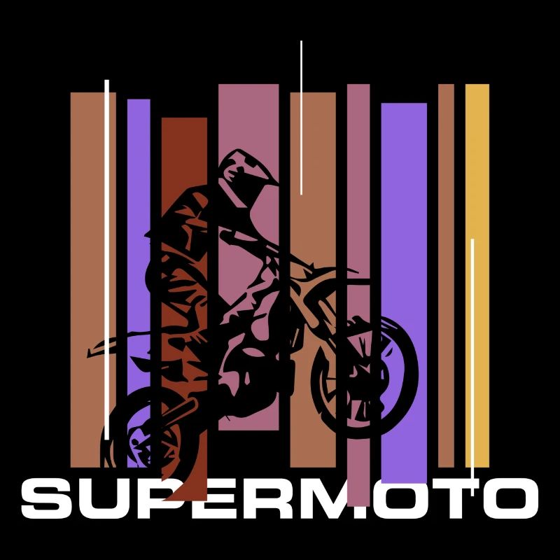 SUPER MOTO couleur orange