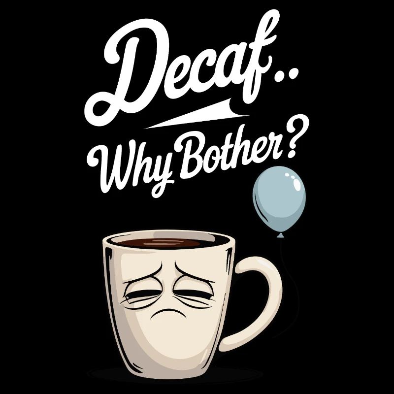 Sad Mug Decaf Design