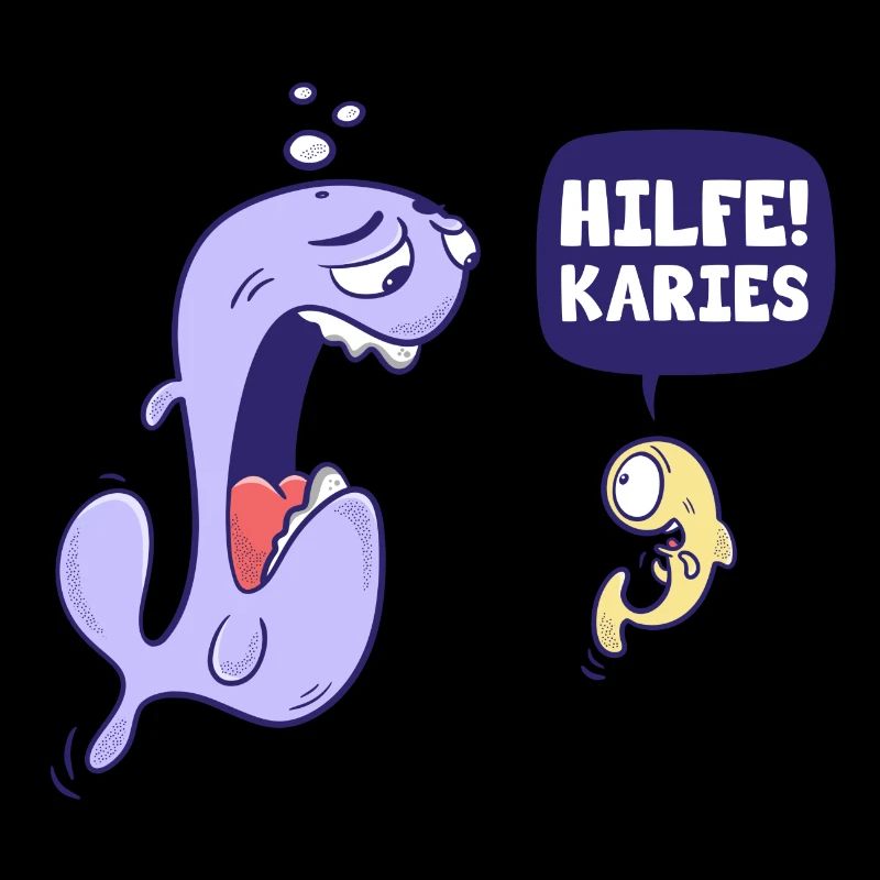 Fisch mit Karies