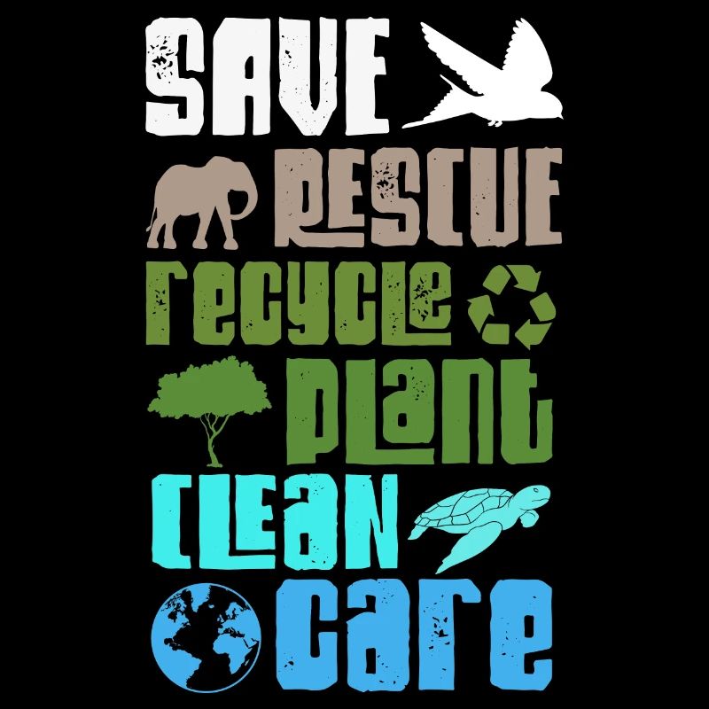 Planet Save Animals Recycle Plant Care Aarde