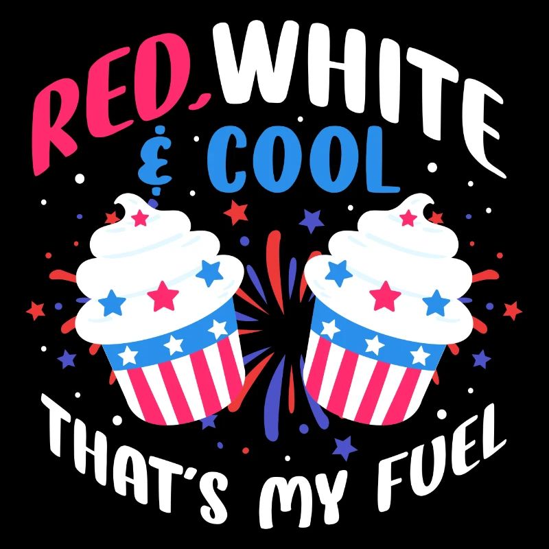 Rouge, Blanc et cool C’est mon carburant