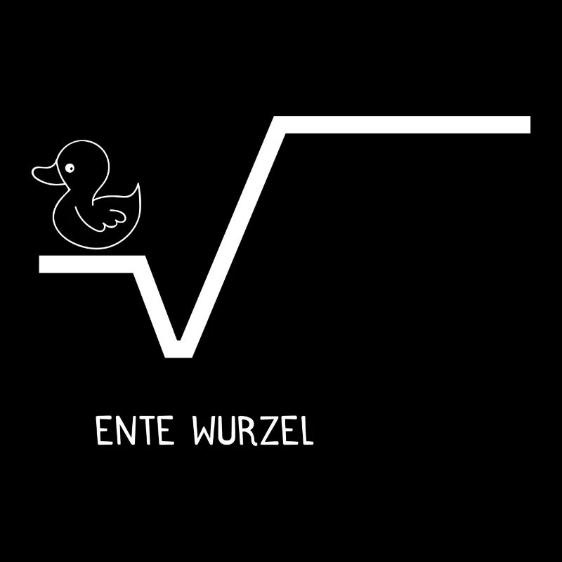 Ente Wurzel Mathe Enten Geschenk
