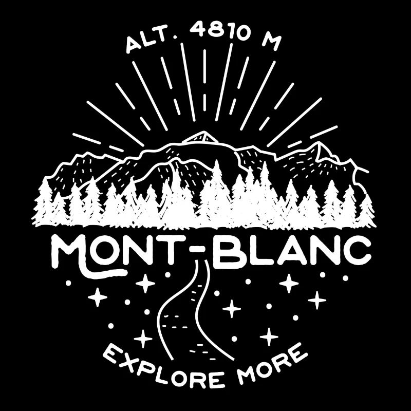 Badge Mont-Blanc explore more blanc
