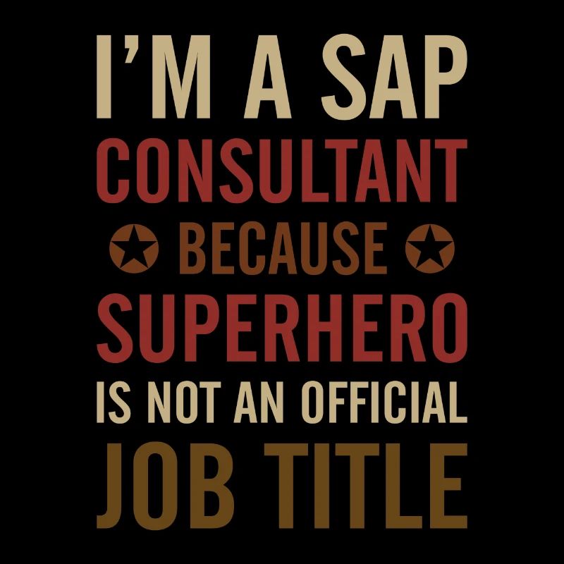 Je suis un cadeau de profession comptable consultant SAP