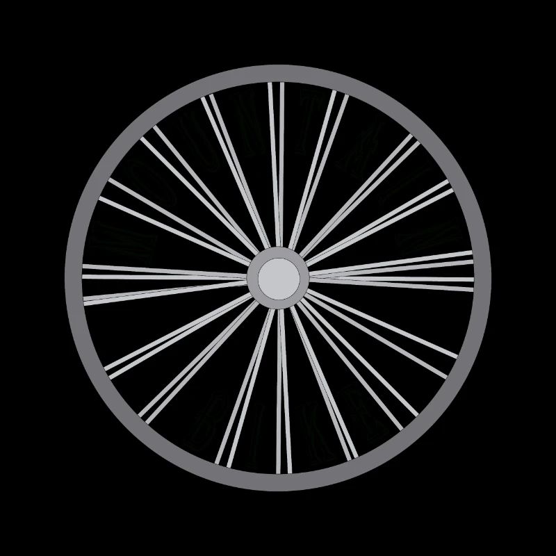 Rad des Mountainbikes