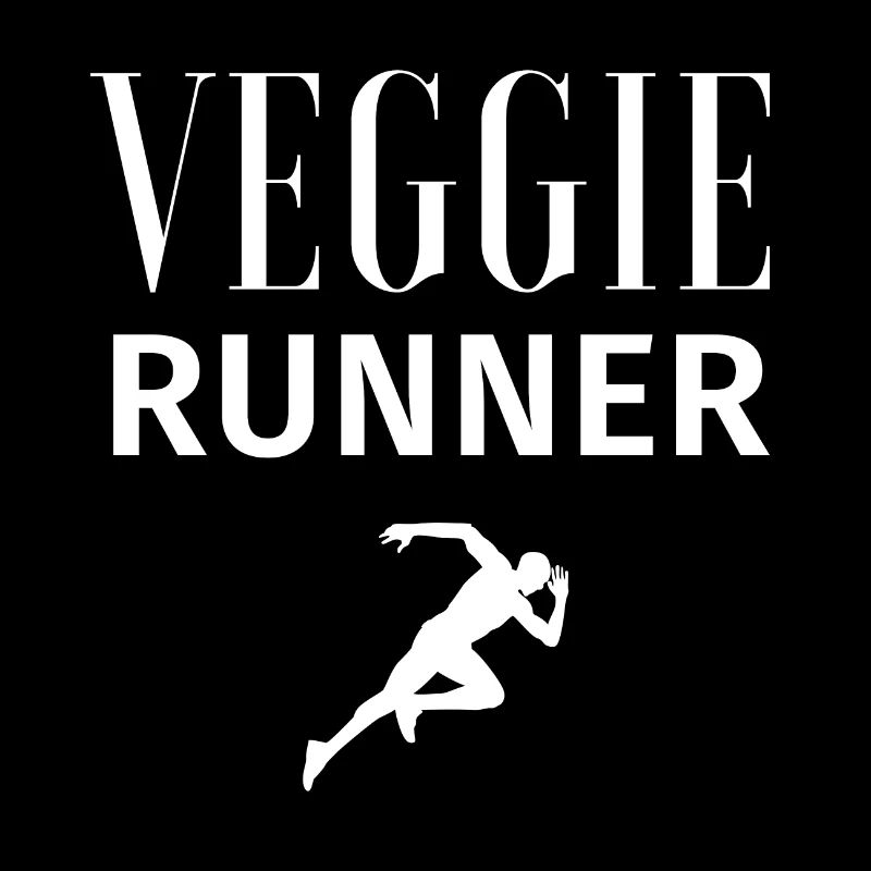 Veggie Runner. Design for vegetarian runner