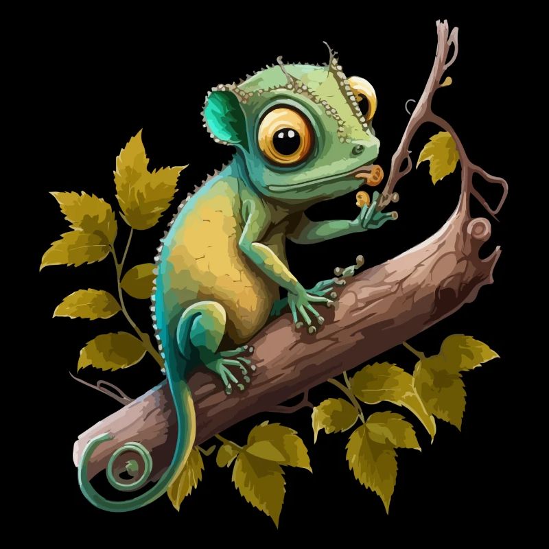 Caméléon vert | T-shirt