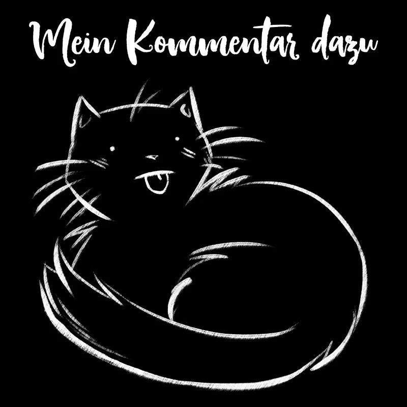 Chat - Mon commentaire - blanc